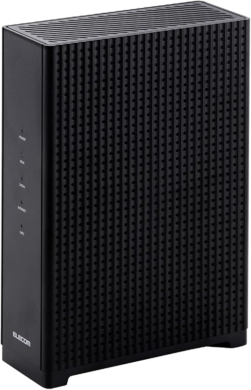エレコム WiFiルーター 無線LAN WiFi7 5764+1376Mbps INTERNETポート:10G LANポート:1Gbps EasyMesh対応 AIセキュリティ F-Secure 搭載 WRC-BE72XSD-BA