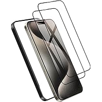 Amazon | DXFAU【2枚入り】 iPhone 15 Pro 強化ガラスフィルム