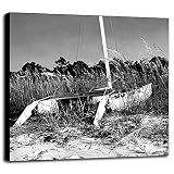 Catamaran Beached by Harold Silverman – Boats 18"x18" 54694-36-24FUSA