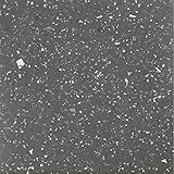 Achim Home Furnishings stbsg70620スターリング自己接着ビニール床タイル、12 " x 12インチ、ブラックSpeckled Granite