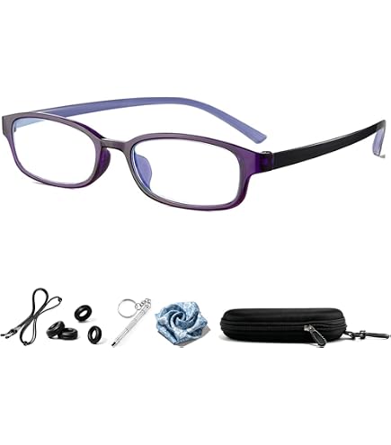 Amazon.co.jp: YGJ76/ロイドメガネ老眼鏡 (2.0, Red/GunGray