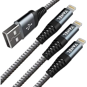 iPhone 充電ケーブル 3本セット 2M+2M+2M USB Lighting ケーブル ライトニングケーブル Ap…