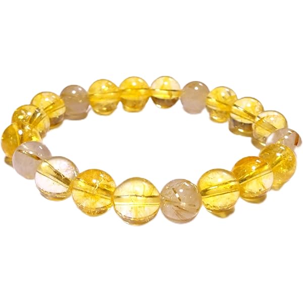 Amazon | 【 金運ブレス 】 ゴールドルチルクォーツ タイガーアイ