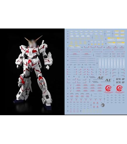 Amazon | RG ユニコーンガンダム用蛍光水転写式デカール | デカール 通販