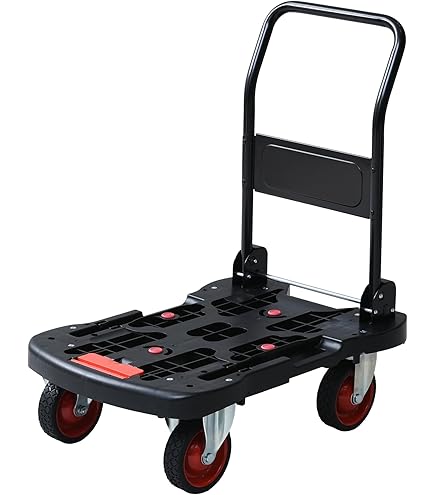 Amazon | TRUSCO(トラスコ) 樹脂台車 カルティオビッグオフロｰド