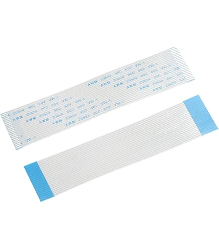 Amazon | uxcell Aタイプ 4本 60V フレキシブルフラットケーブル AWM