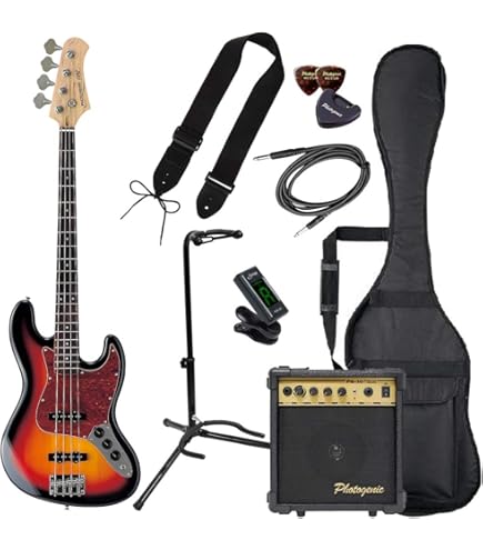 Amazon | PhotoGenic フォトジェニック エレキベース 初心者入門ライト