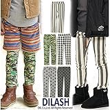 (ディラッシュ) DILASH 秋'15 ５柄レギンスパンツ 140 迷彩ベージュ
