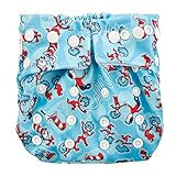 Bumkins Snap-in-One Cloth Diaper, Cat in The Hat by Bumkins