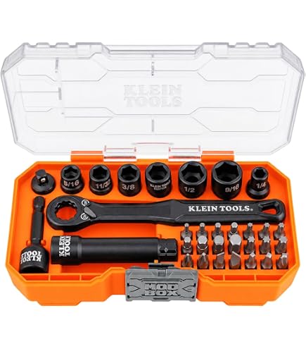 Amazon.co.jp: Klein Tools グラブアンドゴーインパクトソケットセット