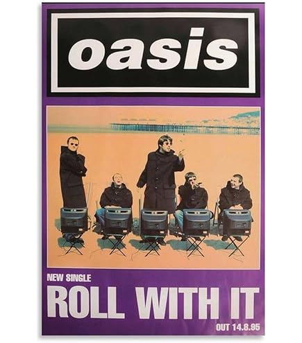 Amazon.co.jp: kb090 78cm x 53cm オアシス（Oasis）ポスター [並行