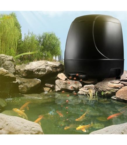 魚用自動給餌器 自動給餌装置 屋外 定期給餌 回転式 10L 大容量 池 餌やり 株式会社錦自動魚フィーダー 給餌タイマー 魚給餌ディスペンサータイマー 電池なし Amazon | 魚用自動給餌器 自動給餌装置 屋外 定期給餌 回転式 10L 大