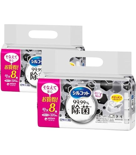 【専用】新品未開封 シルコット　詰替用80個セット シルコット 99.99%除菌ウェットティッシュ 詰替 40枚×8個 | 紙製品