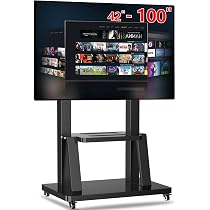 Amazon.co.jp: GLWIXY 大型テレビ台 移動式 自立型テレビスタンド ハイ