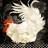 RoosterダマスクI by Color Bakery 20"x20" 135357-42-32FUSA