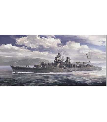 1/350 日本海軍軽巡洋艦　五十鈴　プラモデル完成品 日本海軍 軽巡洋艦 五十鈴 1/350完成品 銘板付き