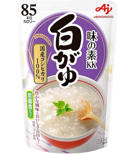 Amazon | 味の素 味の素KKおかゆ 玉子がゆ 250gパウチ×27(9×3)袋入