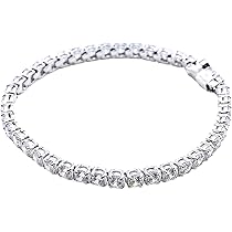 Swarovski ブレスレットbracelet シルバー Vintage Sterling Silver Swarovski Crystal bracelet with 925