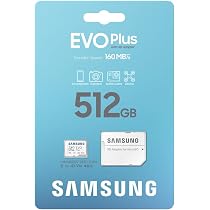 Amazon | Samsung EVO Plus microSDXC メモリーカード 512GB 160MB/秒