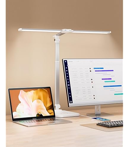 Amazon.co.jp: TOBUSA Architect ゴールドデスクランプ 調光機能付き