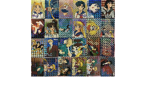 500円引きクーポン 新品同様 千葉衛 海王みちる 天王はるか 月野うさぎ セット 全24種類 キラカード ツインキャラカード バンプレスト 当時物 セーラームーン その他 Hlt No