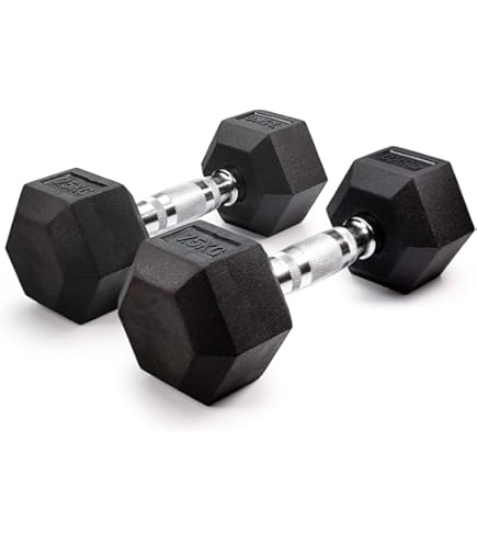 Amazon | ALEX アレックス ラバーHEXダンベル 7kg | Alex