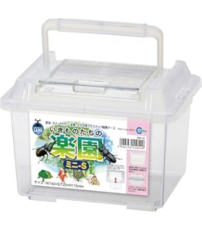 コバエシャッタータイニー　小　飼育ケース　まとめ　セット 仕切り付き プラケース コバエシャッター タイニー (105×105