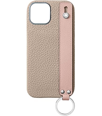 ボナベンチュラ　iPhone17proケース　グレージュ iPhone 17 Pro Max) ハンドル付き バックカバーケース シュリンク