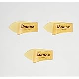 Ibanez アイバニーズ 爪に近い素材のサム・ピック ULTEMシリーズ LARGEサイズ 1.2mm 3枚パック PULT1 琥珀色