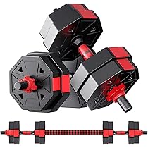 Amazon | 【ダンベル 可変式 3in1】10kg 20kg 30kg 40kg 2個セット