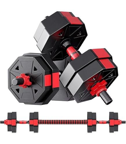 Amazon | Kaitou ダンベル 40kg セット バーベル 可変式 2個セット