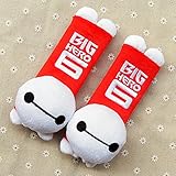 子供用 ベイマックスビッグヒーローぬいぐるみシートベルトカバーショルダーパッドクッション