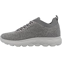 GEOX フラットシューズ　シルバー　37 Amazon | (ジェオックス) Geox レディース Spherica スニーカー