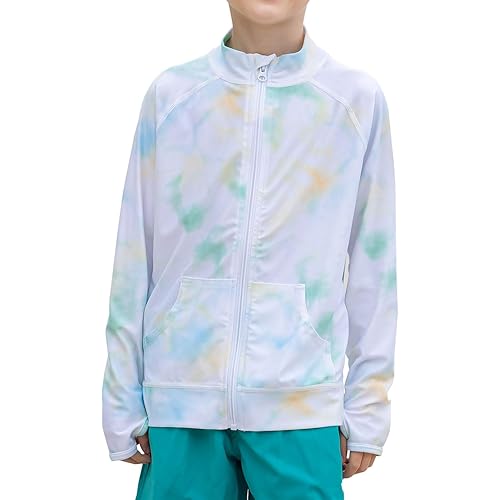 [リンネ] ラッシュガード キッズ 子供 立ち襟 長袖 男の子 女の子