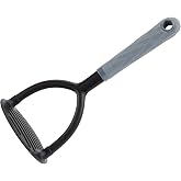 Wiltshire Diamond Potato Masher – Grey Masher for Potatoes & Veg – Durable Kitchen Tool with Easy Grip Handle