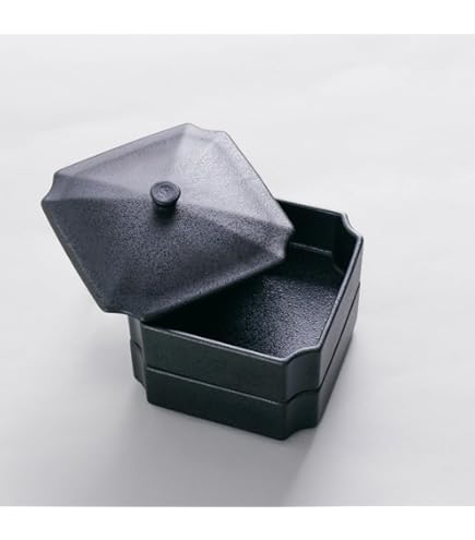 Amazon | 椿 赤 二段重 ミニ重箱 九谷焼 ‖ 磁器 径7cm 高さ6cm 和食器