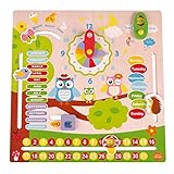 My First Wooden Calendar Clock (Wall Hanging Calendar) [並行輸入品]