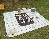 Ustide Baby Play Matコットン床ジム – 非毒性ノンスリップリバーシブル洗濯可能、ラージ 55.1"X78.7"