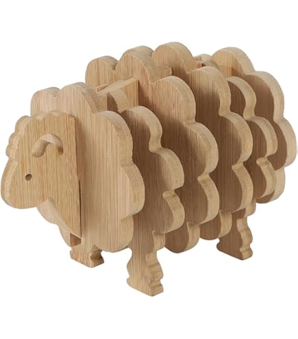 Amazon｜3Dプリントかわいい植物コースターセット デスク用 葉っぱ