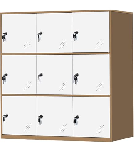 Amazon.co.jp: スチールロッカー キャビネット 9人用 10-011 : ホーム