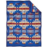 Pendleton Blue Chief Joseph Muchacho Wool Baby Blanket by Pendleton Woolen Mills