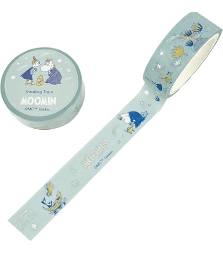 Amazon | 学研ステイフル ムーミン マスキングテープ 幅30mm×5m ミシン