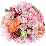新生活【人気No.1】５本のバラと季節のお花のフラワーアレンジメント (薔薇/カーネーション) 母の日 卒業式 生花 アレンジメントフラワー ギフト お祝い プレゼント 花束 ブーケ 手作り 花 【白坂花店 2024年日本フラワーデザイナー協会理事長