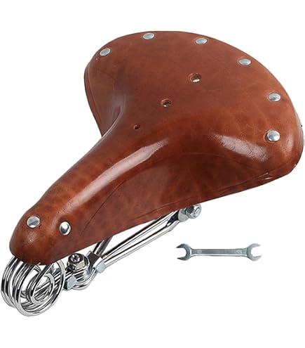 Amazon | BROOKS(ブルックス) レザーサドル ダブルスプリングつき 乗り