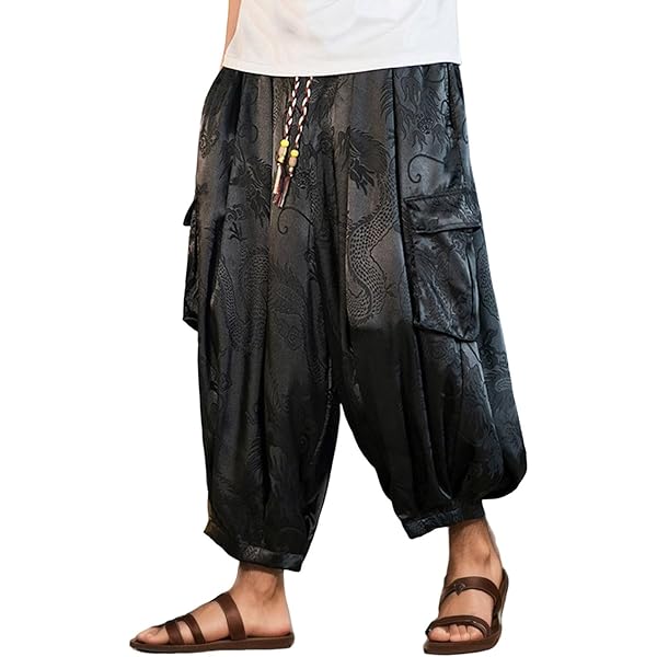 【FIRMUM】フィルマム／ワイドパンツ　クロップドパンツ　サルエルパンツ ワイドパンツ メンズ イージーパンツ サルエルパンツ クロップド