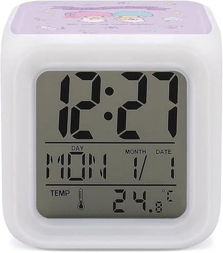キキララLED点灯目覚まし時計 Amazon.co.jp: リトルツインスターズ キキララ 目覚まし時計
