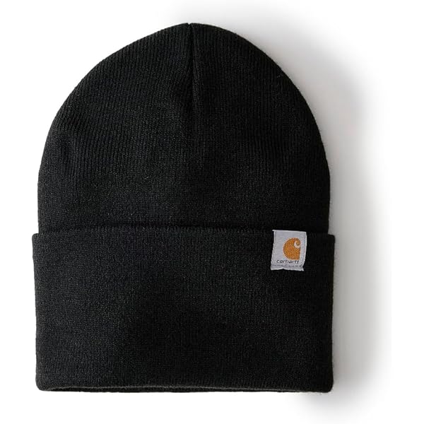 Amazon | (カーハート)CARHARTT Acrylic Knit HAT A205 BLK ブラック