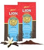 Amazon.co.jp: ライオンコーヒー バニラマカダミア 198g×3個(粉