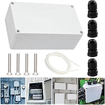 ミニ防塵ジャンクションボックス ABS 電気プロジェクト用 DIY バラ売り⭕️ Amazon | uxcell ミニ防塵ジャンクションボックス 50x28x15 mm
