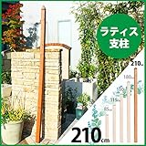 ラティス支柱　210cm　ブラウン